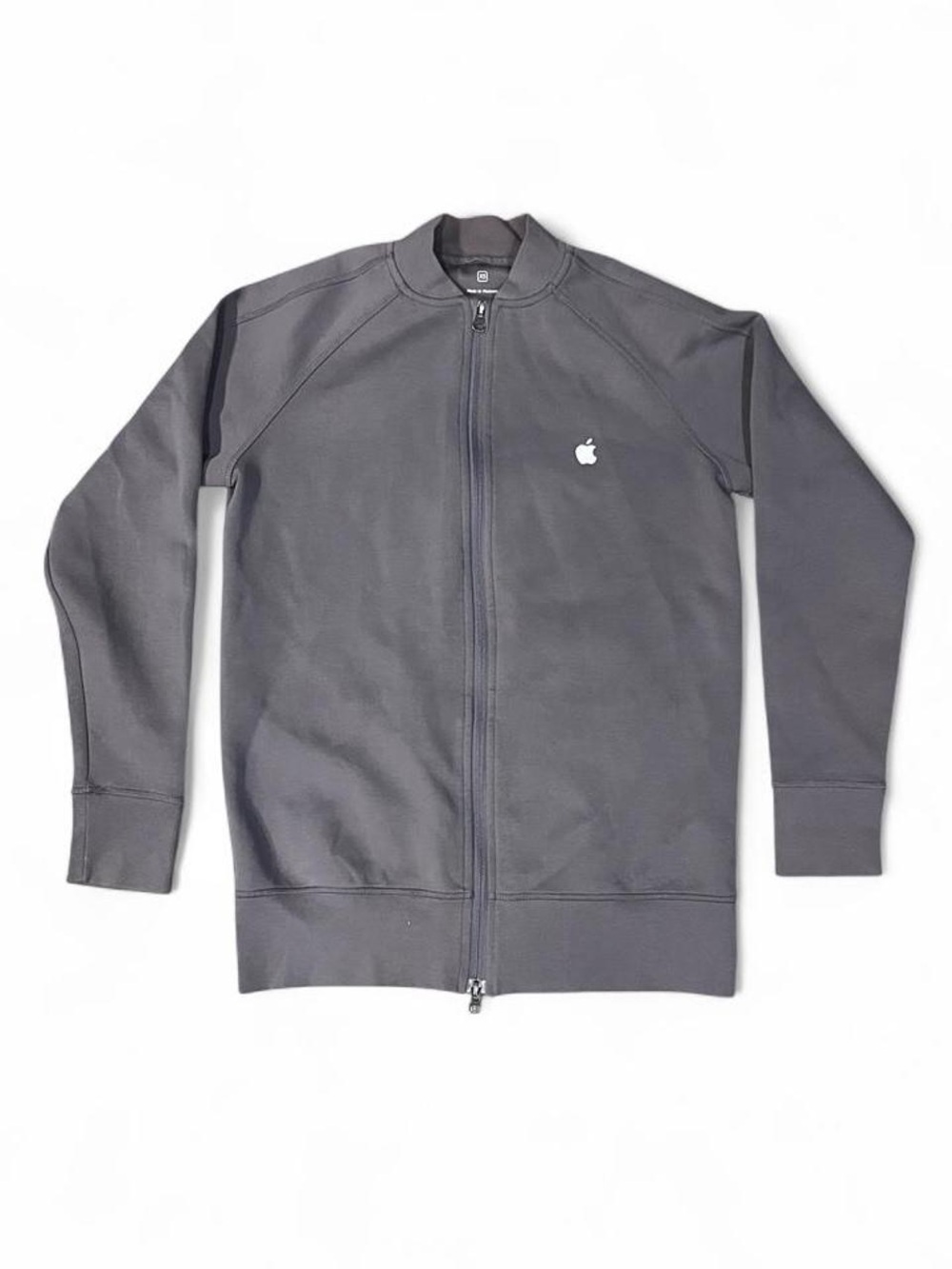 Apple Men's Charcoal Full-Zip Sweatshirt Jacket